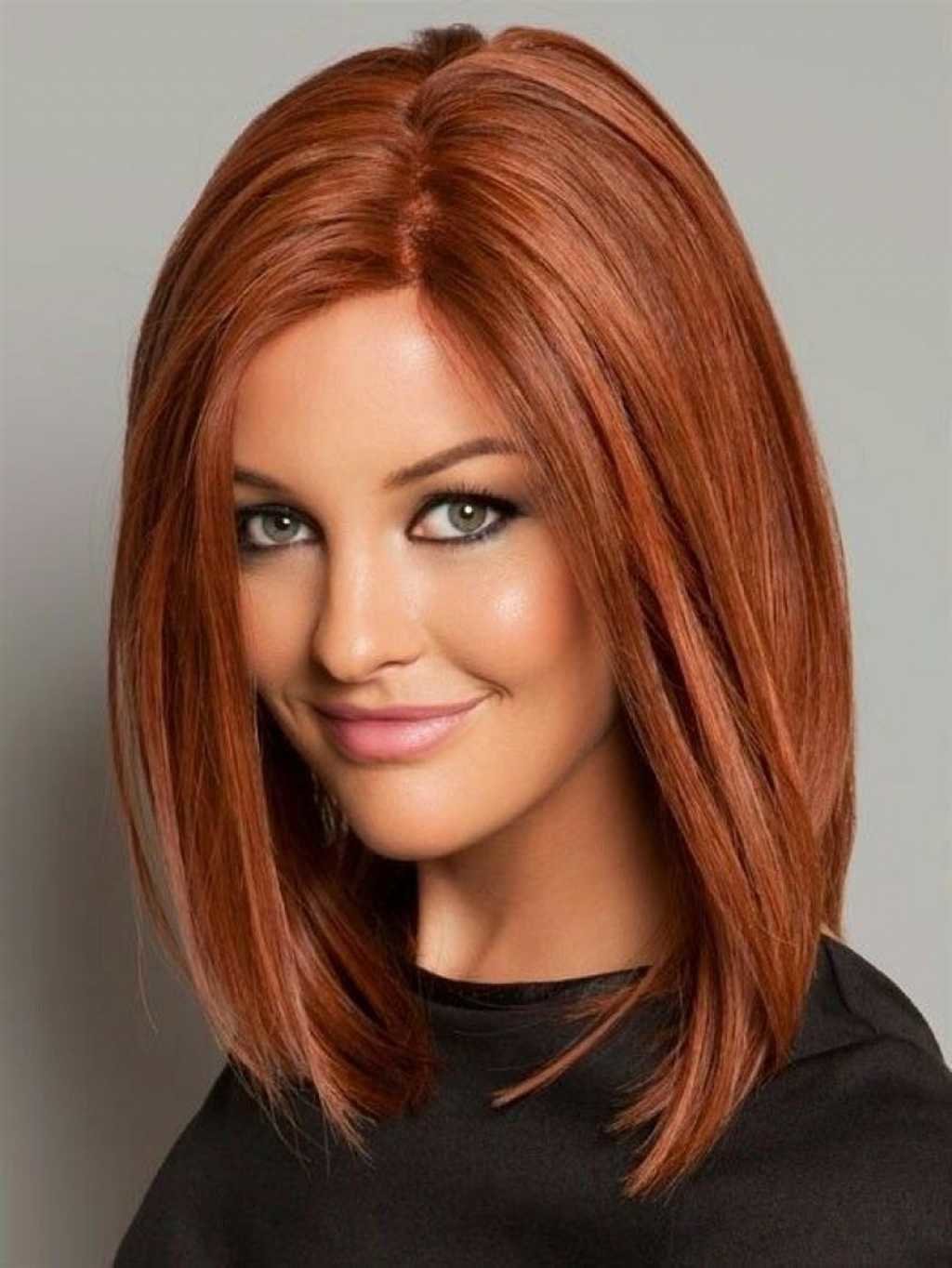 Стрижка На Средние Рыжие Волосы Фото