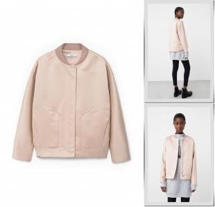Розовые куртки, куртка mango, осень-зима 2016/2017
